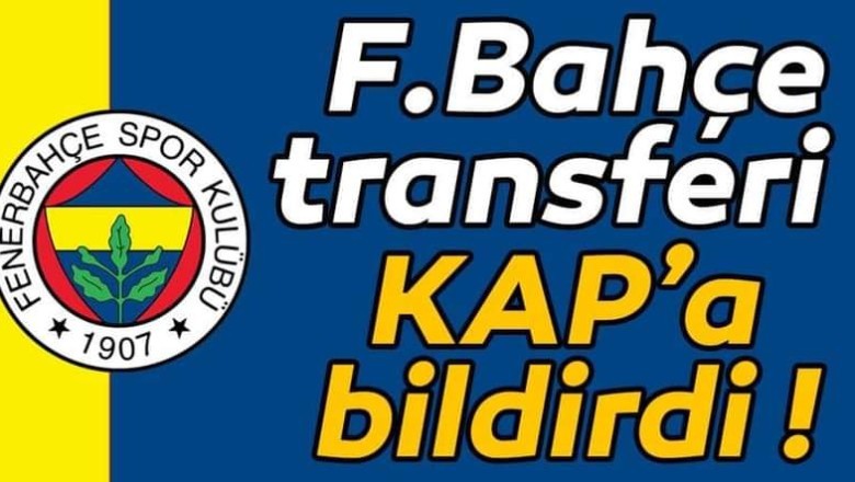 #SONDAKİKA Fenerbahçe KAP'a bildirdi!