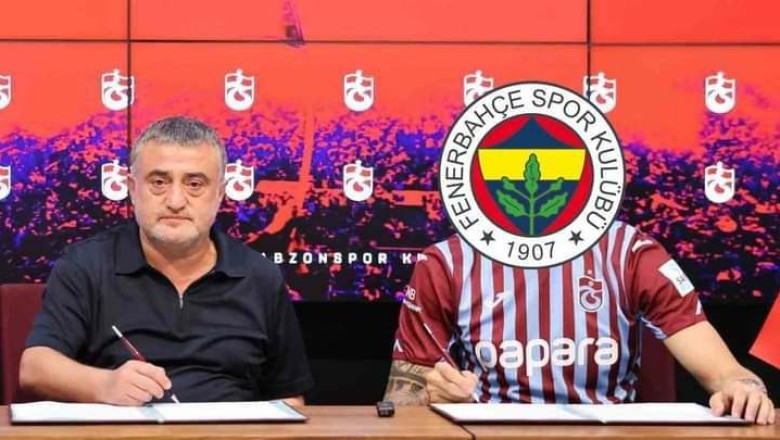 Fenerbahçe ile anlaşan futbolcu Trabzonspora transfer oldu
